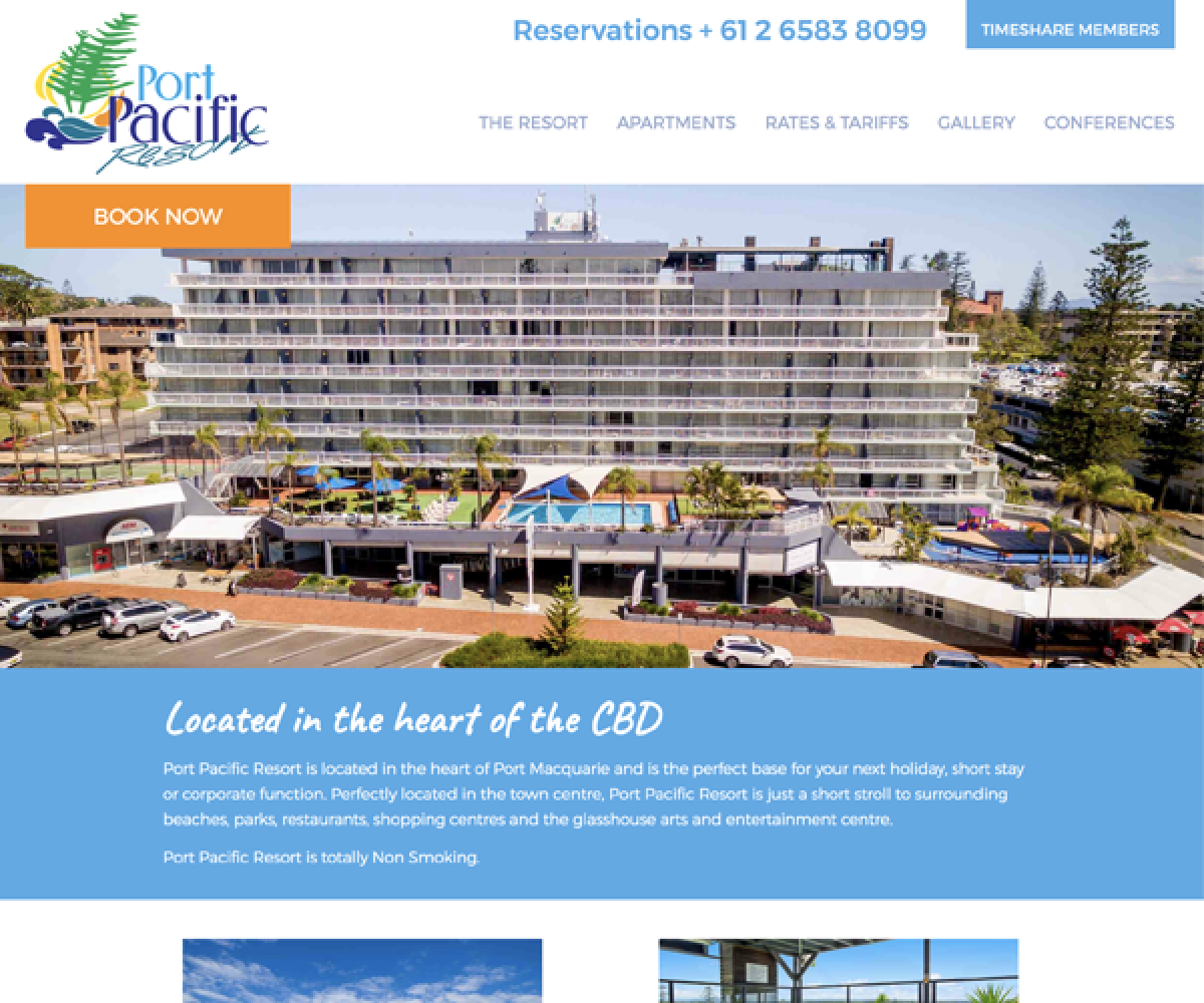 Port Pacific Website